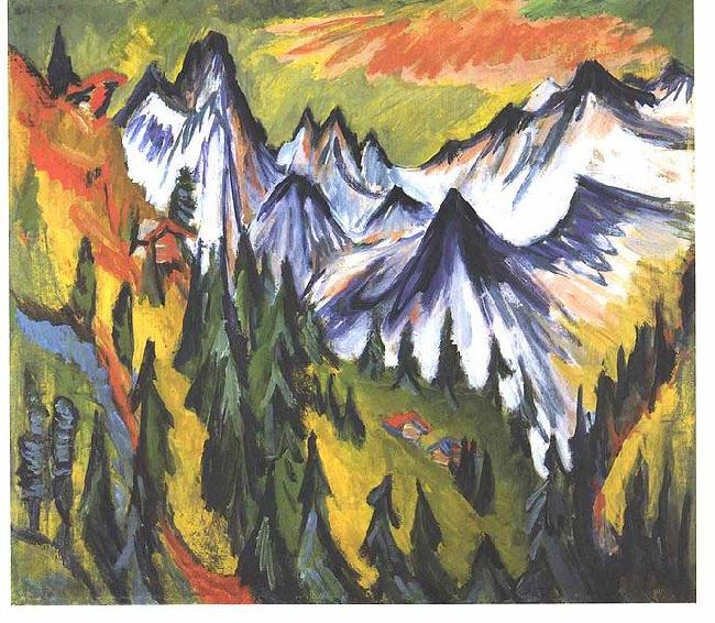 Ernst Ludwig Kirchner mountain top
